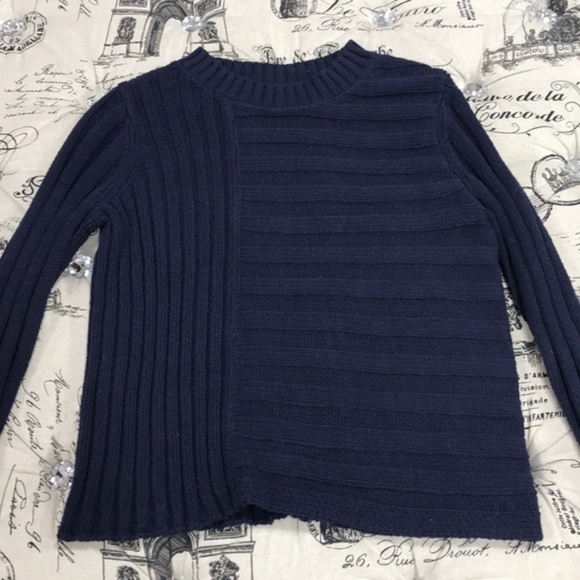 Vince Mixed Rib Crewneck Sweater - Picture 6 of 7